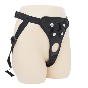 Men's Strap-on Realistic Dildo Pants for Men Double Dildos With Rings Man Adjustable Strapon Harness Belt Adult Games Sex Toys 3