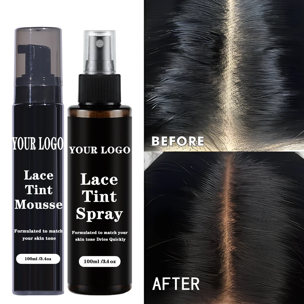 100ml Lace Tint Spray Wig Knots Healer Quick Dry Wig Grids