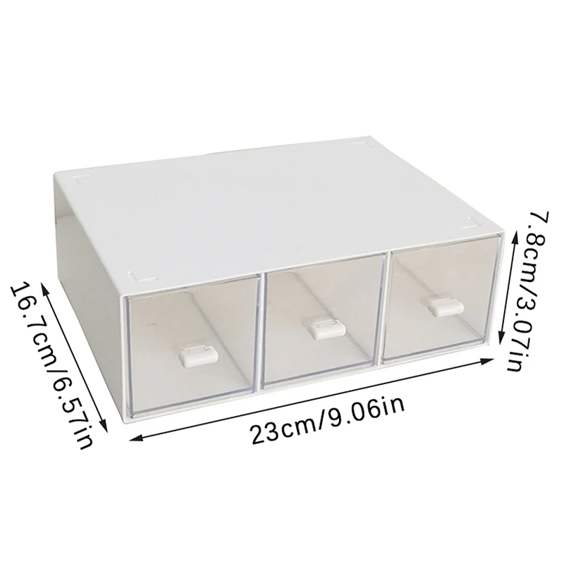 STACKABLE ลิ้นชักถุงชากล่องเก็บห้องครัวลิ้นชักตู้เคาน์เตอร์กล่องชากาแฟน้ําตาลคอนเทนเนอร์ 1