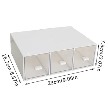 STACKABLE ลิ้นชักถุงชากล่องเก็บห้องครัวลิ้นชักตู้เคาน์เตอร์กล่องชากาแฟน้ําตาลคอนเทนเนอร์ 1
