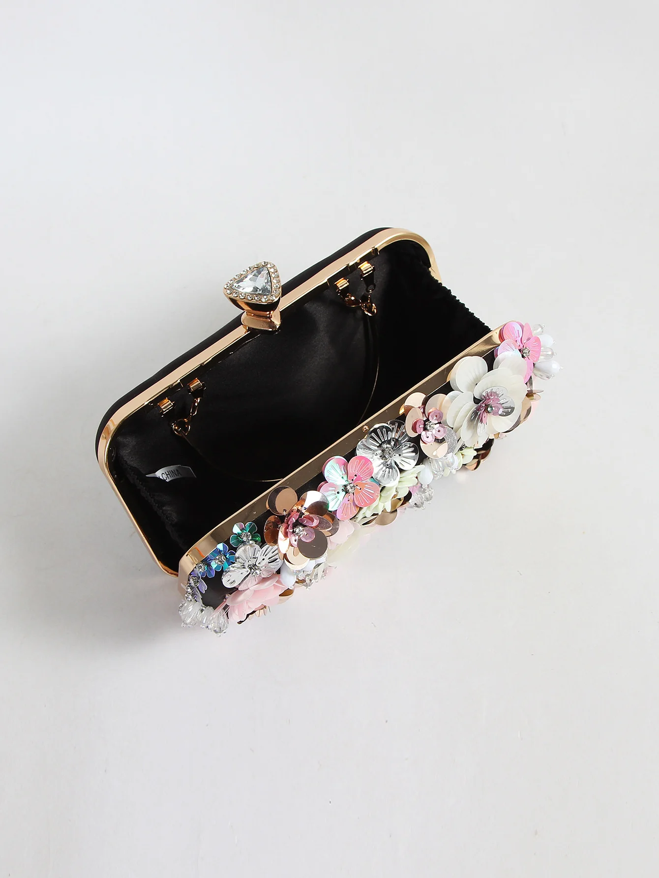 Evening Flower Clutch Women Bags Wedding Purses Bridal Handbags Party Handmade Rhinestones Y2k Female Luxury Fashion Retro New