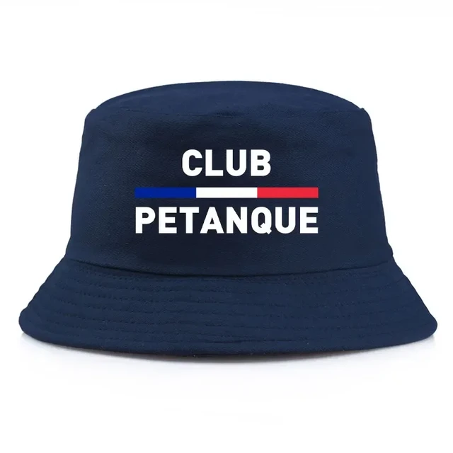 Fashion French Petanque Club Bucket Hat Unisex Adult Outdoor Sport  Activities Panama Hat Man Woman Reversible Fisherman Cap Bob - AliExpress