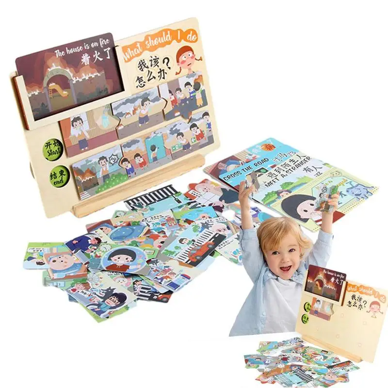 

Игрушки для раннего развития, деревянные Обучающие игрушки Монтессори для детей, для детского сада, развивающие игрушки с различной жизнью