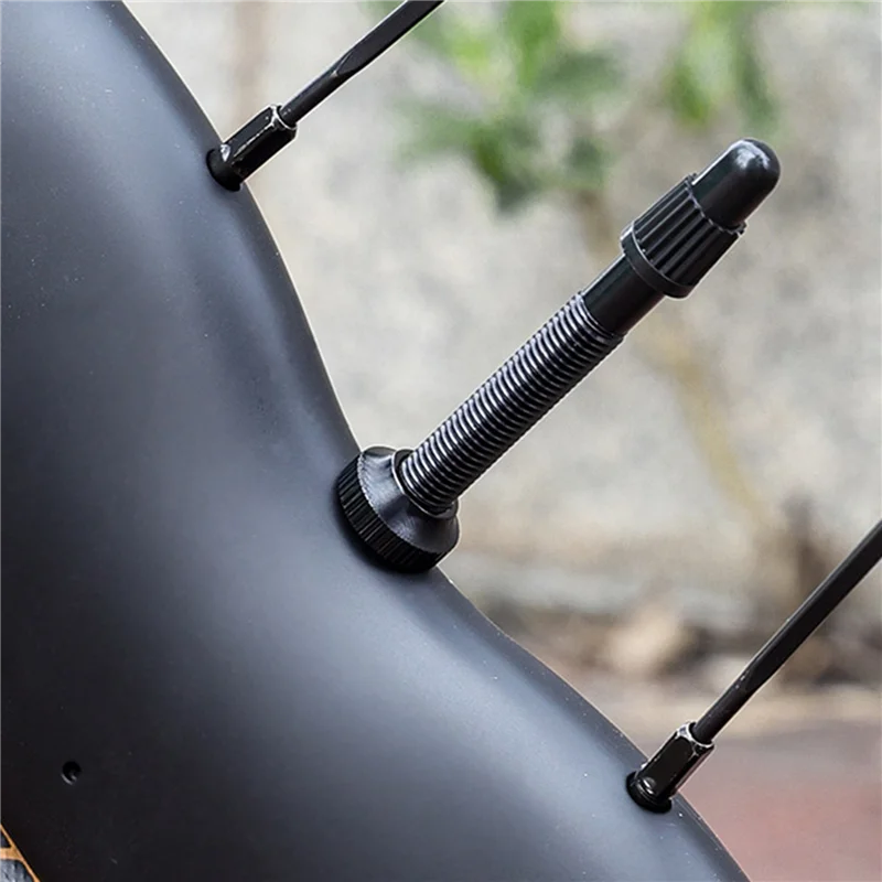 ABME 4Pcs 자전거 튜브리스 Presta 밸브 스템 알루미늄 합금 80Mm 밸브 코어 제거 도구 포함
