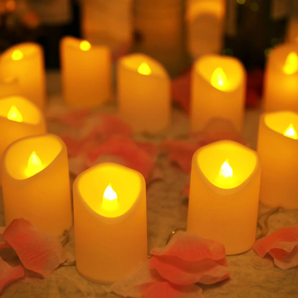 

LED flameless, 49ft 10 Led Flameless String Lights, LED Tea Light Light, Plug in Flickering LED for Usb With batteries