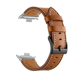 Premium Leather Strap - Replacement Band for Smartwatch, Elegant Sport Correa Bracelet Accessories (Gal3bk - brownbk si)