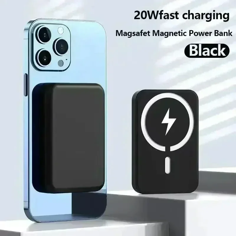 Original 1:1 for Magsafe Magnetic Power Bank Wireless Fast Charging 50000mAh Battery Charger Cases iphone Series Samsung Xiaomi