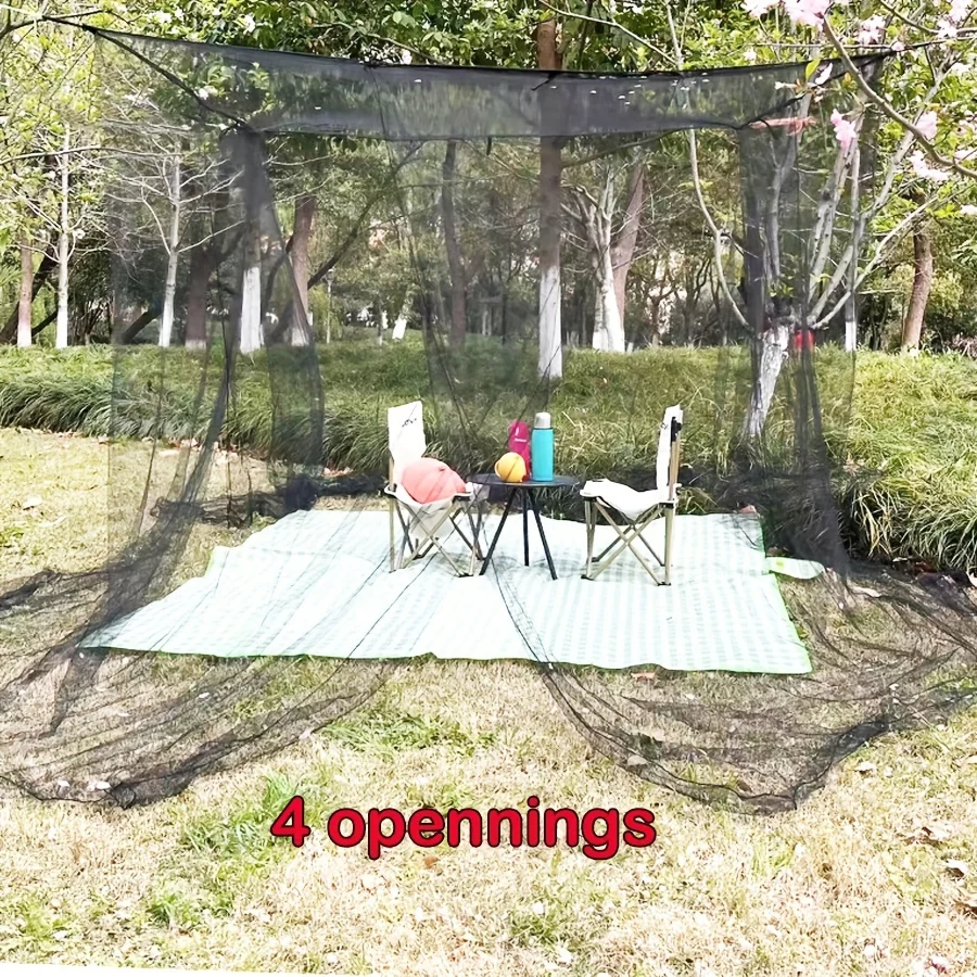 1 PCS Extra large Mosquito net with 4 openings Durable Canopy Mosquito Net Perfect for any Size Beds & Camping mosquito net