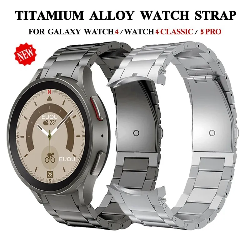 

Titanium alloy watchband Titanium band for Samsung Galaxy Watch4 Galaxy Watch5 Pro watchband apple watch strap watch band