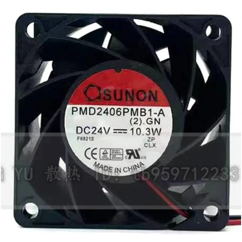 Новый Кулер Для процессора, вентилятор охлаждения для модели SUNON PMD2406PMB1-A (2) GN 6038 24 в 10,3 Вт 6 см, инверторный охлаждающий вентилятор 60*60*38 мм