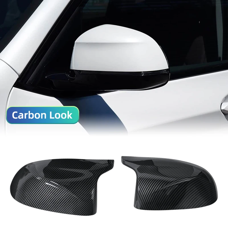 BMW X3 G01 X4 G02 X5 G05 X6 G06 X7 iX3 2018-2023 M 스타일 신형 화이트 사이드 미러 커버 X3M 외부 미러 커버