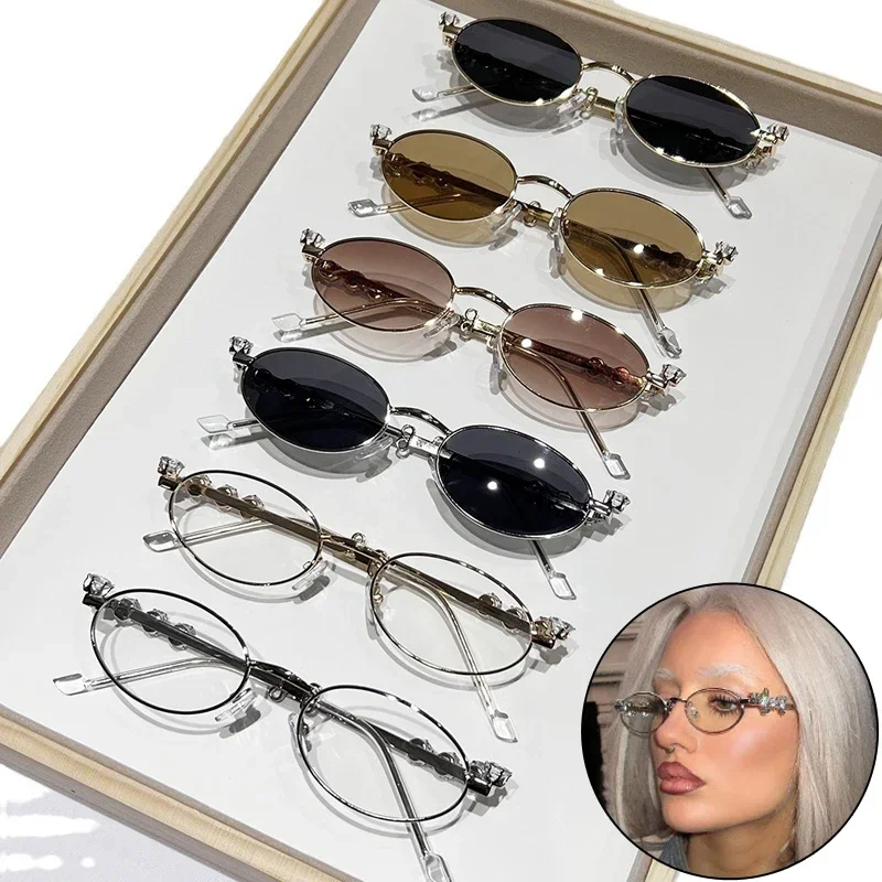 Diamond Sunglasses for Women Small UV400