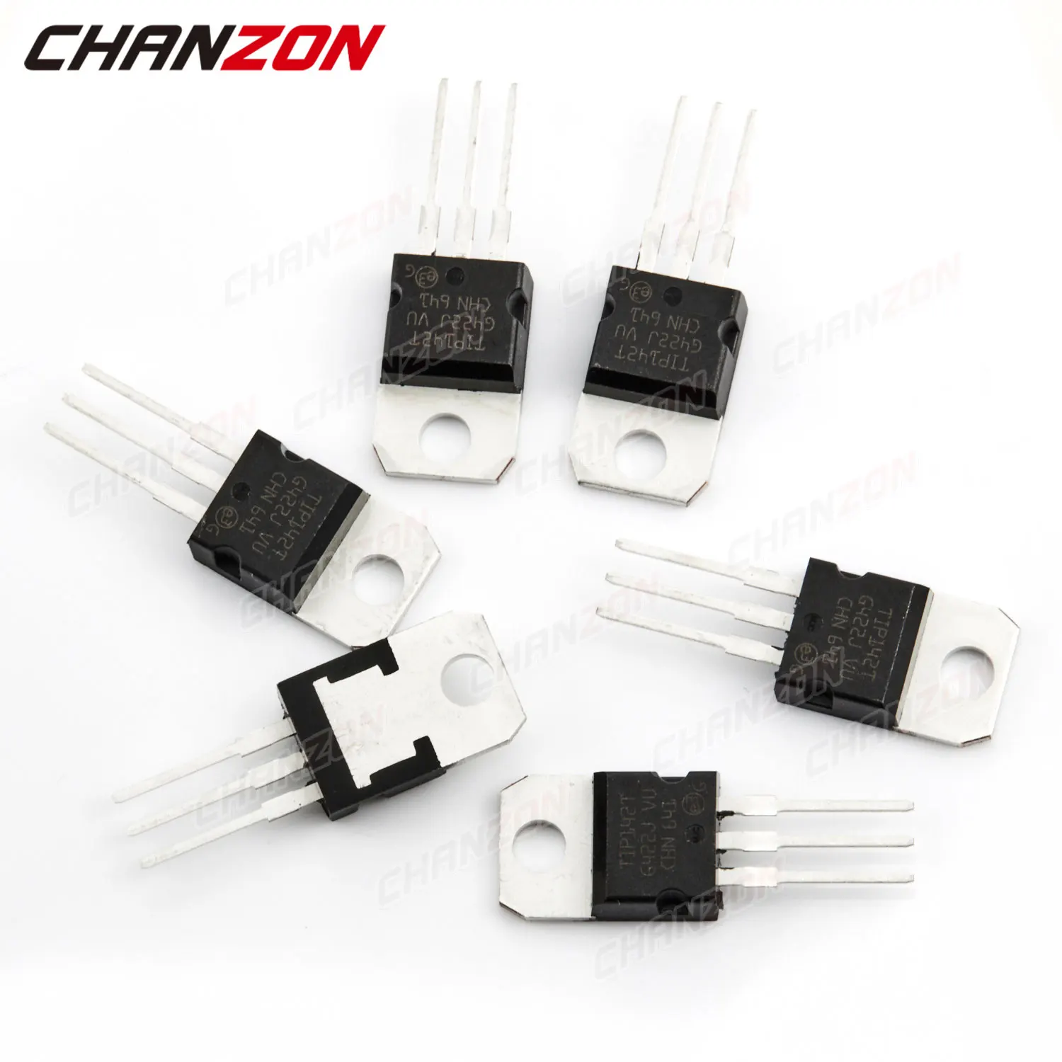 10Pcs TIP142 TO-220 NPN Darlingtone Power Transistor Bipolar Junction BJT Pwerful Tube Tip Fets DIP 10A 100V Integrated Circuits