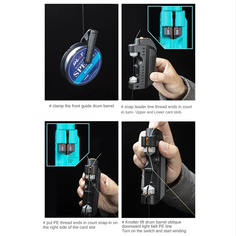 낚싯줄 묶는 장치, 전기 전면 도체, 탄소 와이어, PE 와이어, 전문 묶는 장치