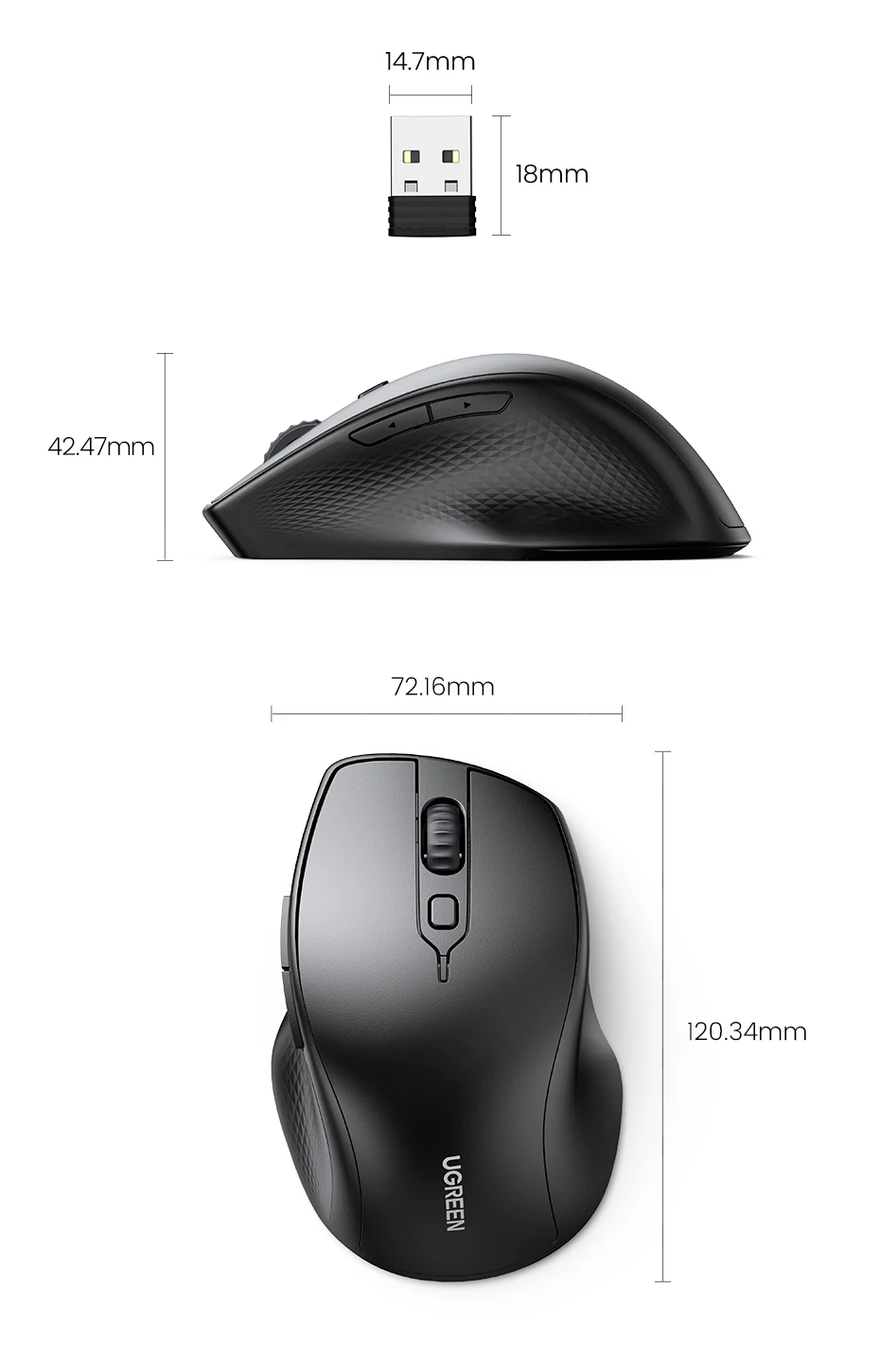 4000 dpi 6 botões mute para macbook