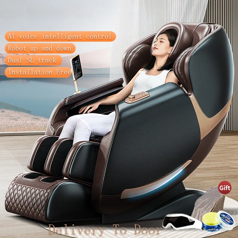 Massage Chairs Full Body D Zero Gravity Electric Double Sl Track Deep Sleep Multifunctional