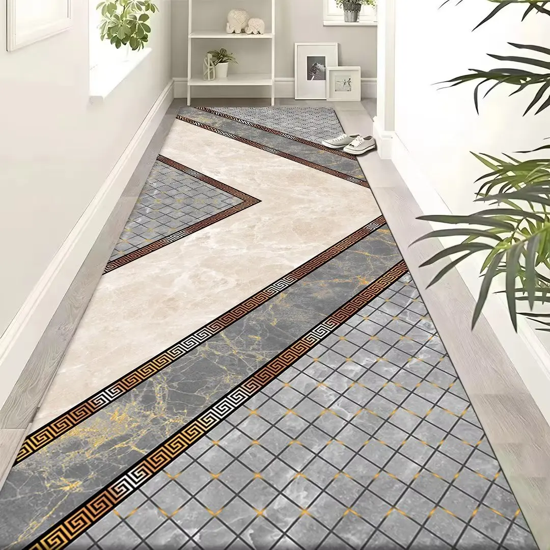 Modern Luxury Aisle Walkway Carpet Hallway Passageway Decor Area Rug Corridor Long Runner Doorway Floor Mat Non-slip tapis salon 4