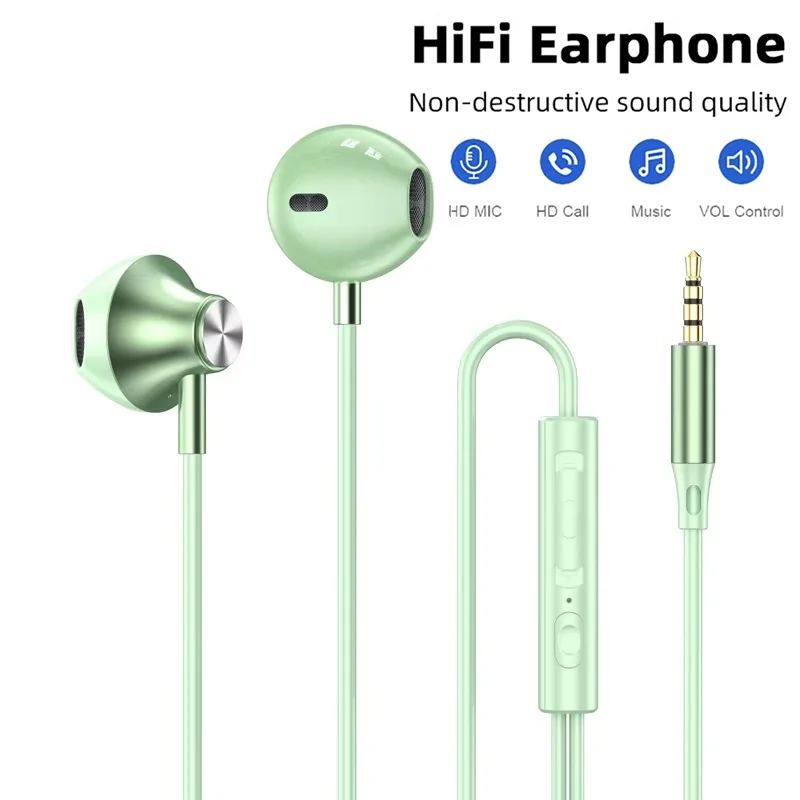 Type C 3.5mm In-Ear Stereo Headset with Wire Control