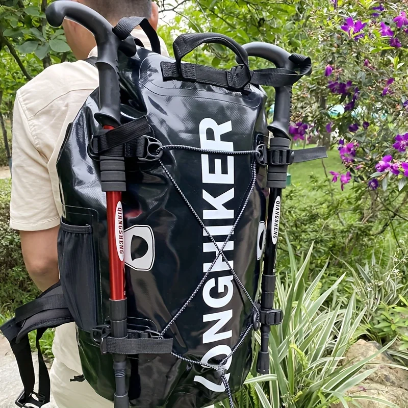 PVC Men's Floating Dry Bag Backpack for Camping/Hiking/Mountaineering Water-Resistant Outdoor Sports Gear with Multi-Purpose