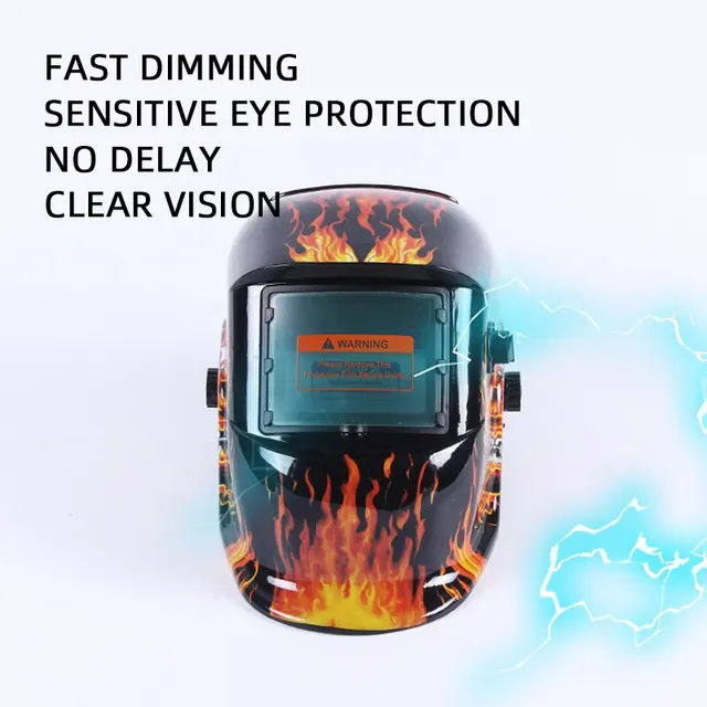 Máscara de Soldadura Solar automática, casco de soldadura de Color, resistente a altas temperaturas, protector, 1 unidad - Image 4