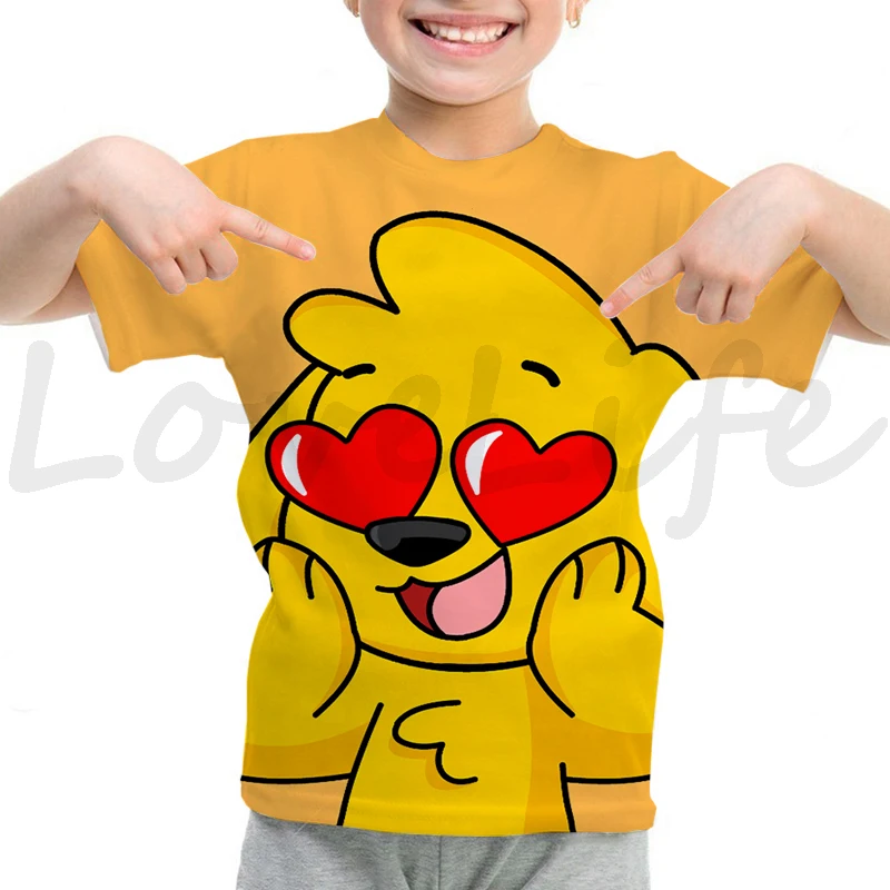 New Game T Shirt Kids 3D Anime Los Compas Mikecrack Tshirt Children Kawaii Tee Tops Teenager Streetwear Casual T-shirt Camisetas children's t shirt with animals	 Tops & Tees