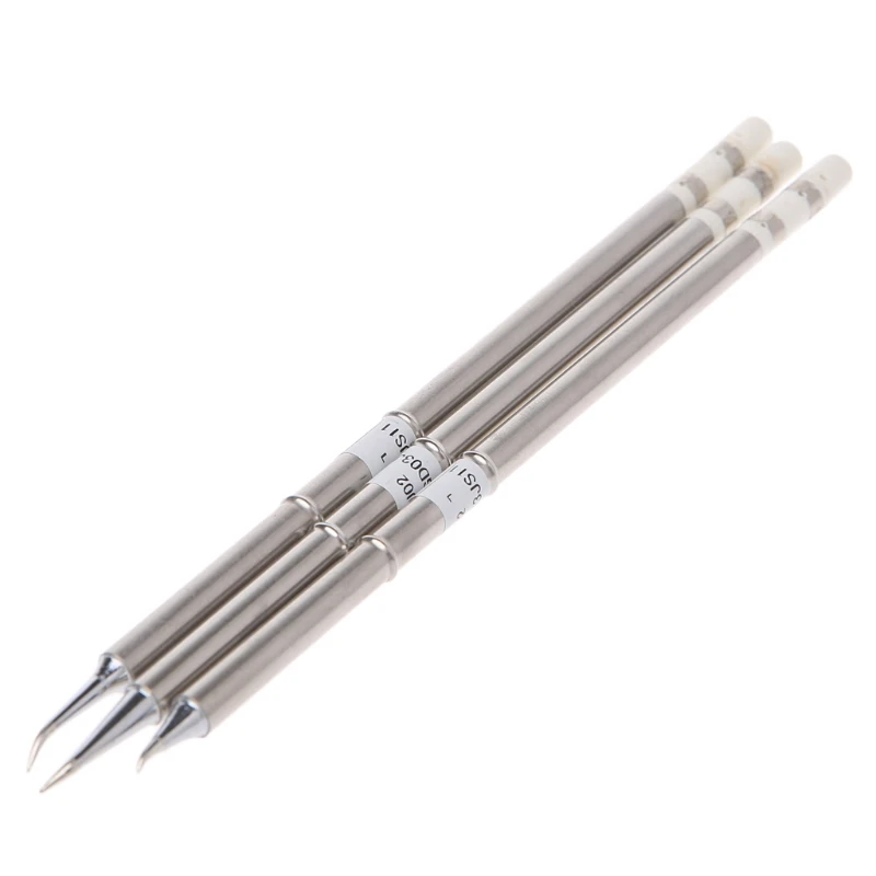 

3 Pcs T12-J02 T12-JL02 T12-JS02 Iron Tips for HAKKO Soldering Station FX-951 952