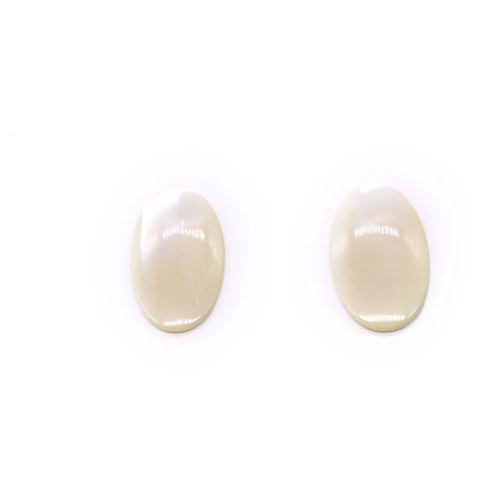 

Natural Freshwater Shell Oval Shape Beads for Jewelry Making DIY Handmade Craft Necklaces Earrings Ring Accessories Wholesale