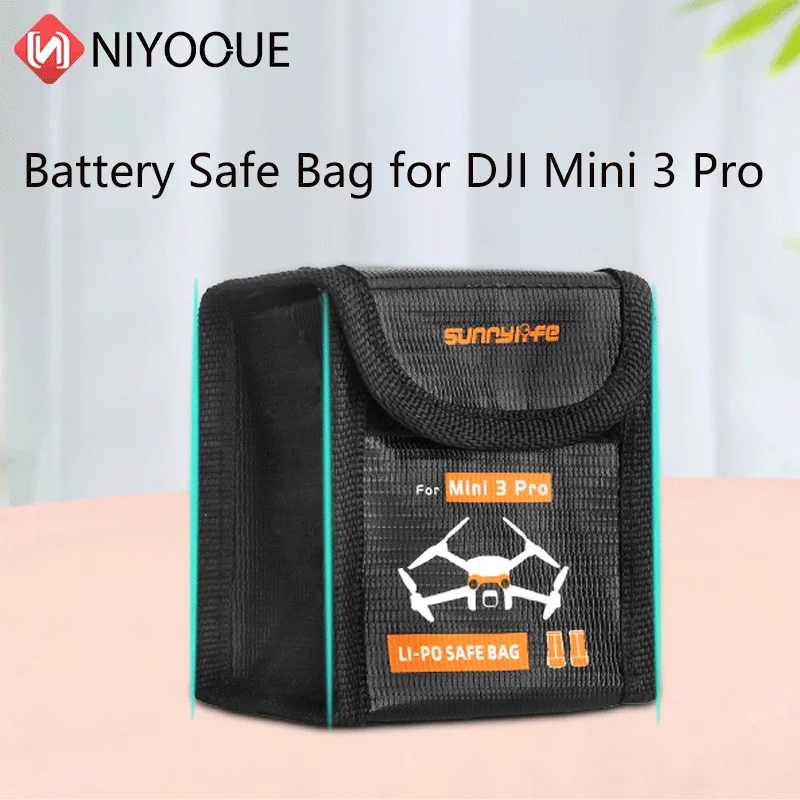

Brand Battery Safe Bag for DJI Mini 3 Pro Explosion-proof Battery Protective Storage Bag for Mini 3Pro Drone Accessories
