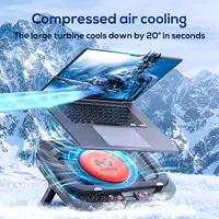 Laptop Cooling Pad Laptop Coolers for Computer PC Notebook Gaming Laptop Fan Height Adjustable Laptop Cooling Stand - Image 2