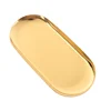Stainless Steel Decorative Tray Jewelry Dish Cosmetics Organizer Bathroom Clutter Serving Platter Small Storage Tray 5