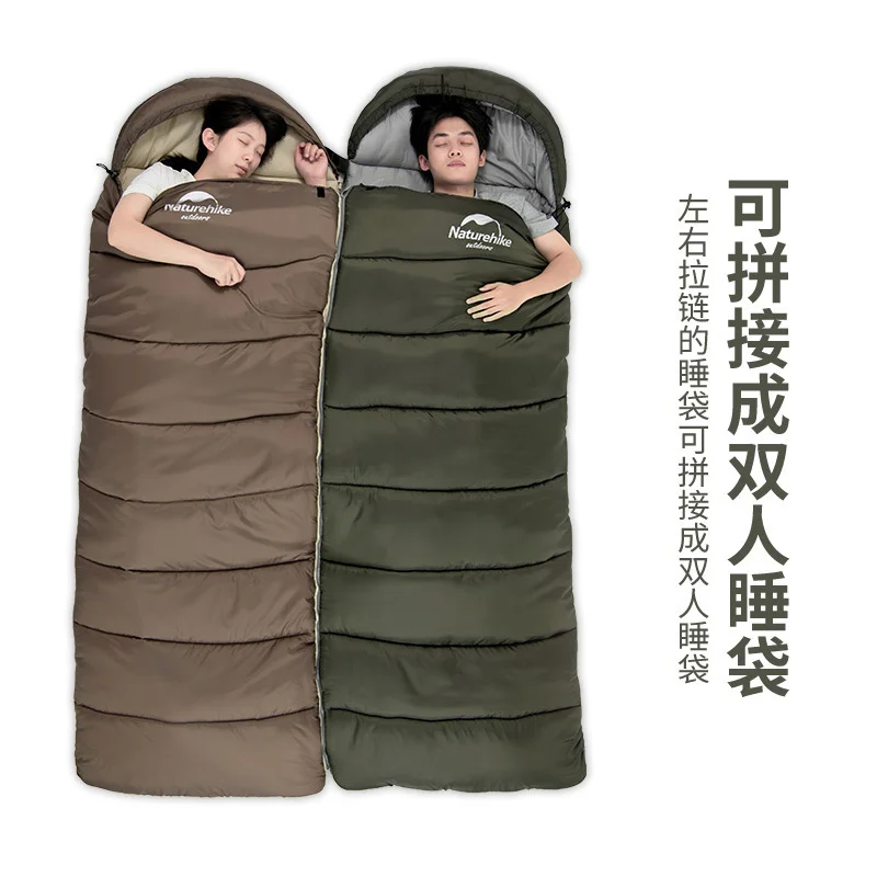 Naturehike Saco De Dormir Grueso Para Invierno Adulto Para Clima Frío, Saco  De Dormir Cálido Para Una Persona Para Campamento, Se Puede Unir Con Otro,  Portátil, Mode de Mujer