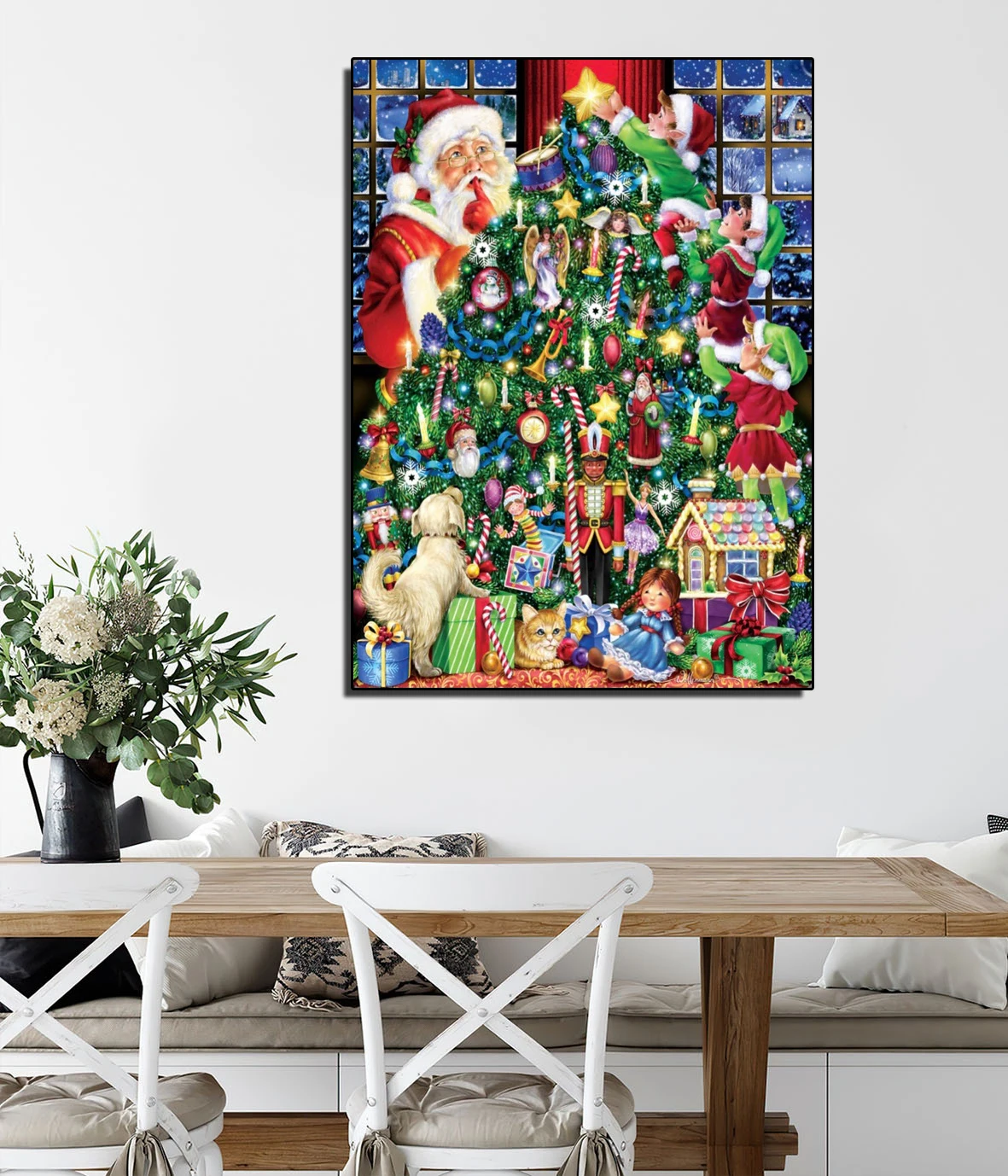

5D Diy 100% Crystal Diamond Painting Christmas tree Full Square Mosaic Embroidery Stitch Diamond Art Crystal Home Docer 231110
