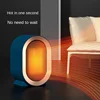 1200W Electric Heater PTC Ceramic Heating Home Smart Electric Heater Portable Desktop Fan Heater Warmer Mini Machine for Winter 1