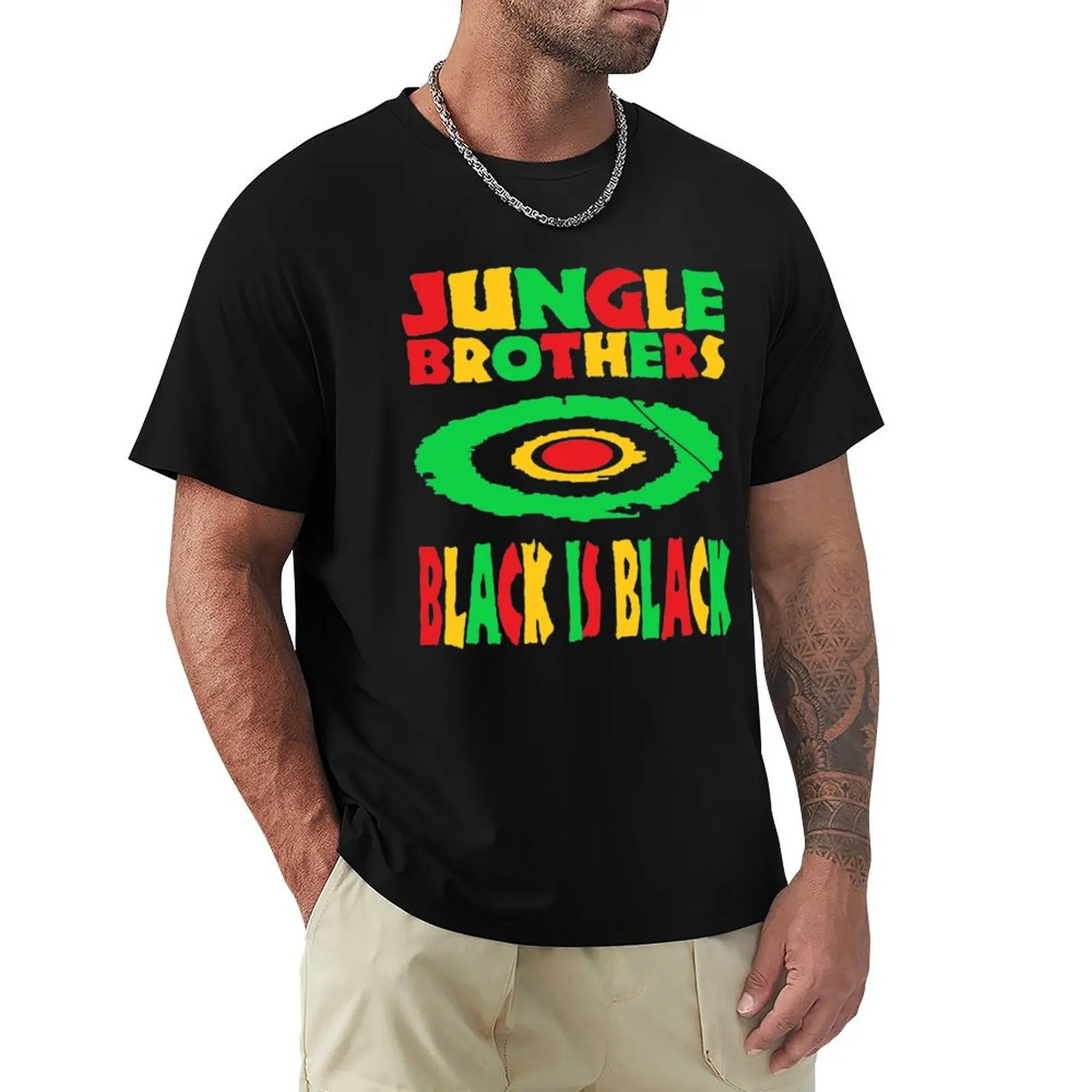 Jungle Brothers T-Shirt boys whites vintage summer tops mens t shirt
