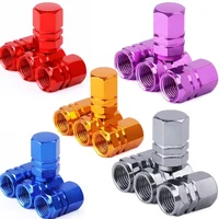 Tire Valve Stem Caps Decorative Tires Accessories Aluminum Alloy Nipple Wheel Caps For Cars Motorcycles Bicycle Cover Dustproof 1