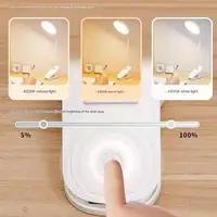 LED eye protection clip desk lamp dormitory study lamp charging night light student special bedside reading lamp light enough 2