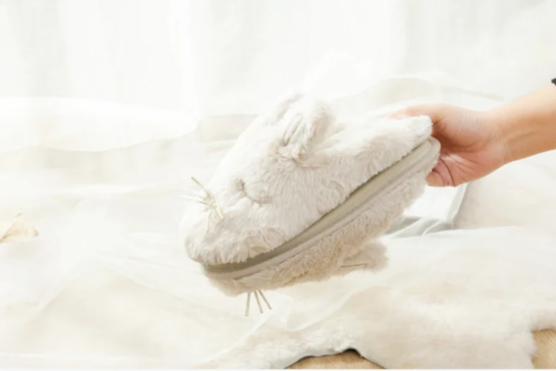 Pantofole antiscivolo lavabili in lavatrice da uomo e da donna in velluto a punta aperta per la camera da letto invernale ed estiva_voghion.com