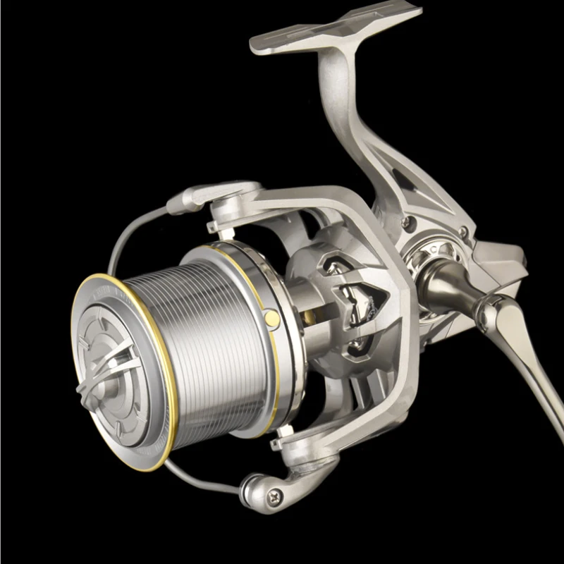 New 8000 9000 10000 12000 Series 6+1BB Seawater Resistant Distant Fishing  Reel Gear Ratio 4.8:1 Premium Spinning Wheel