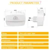 LED Night Light EU Plug In Smart Motion Sensor Light 220V Wall Lamp for Home Aisle WC Hallway Stair Kitchen Bedroom Night Lamp 2