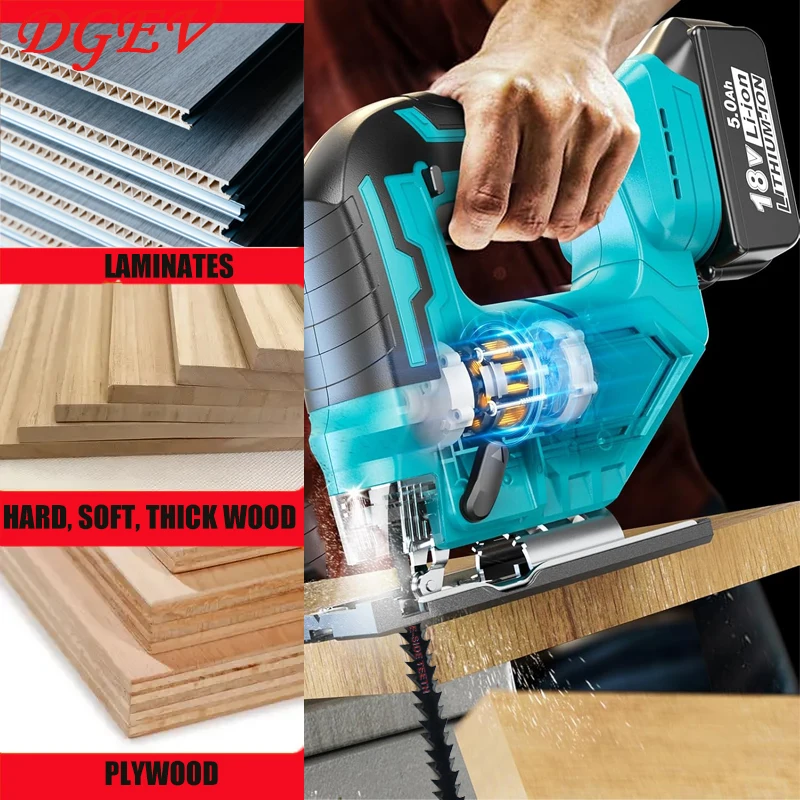 Efficient Curved Cutting Double-Sided Jigsaw Blades Set