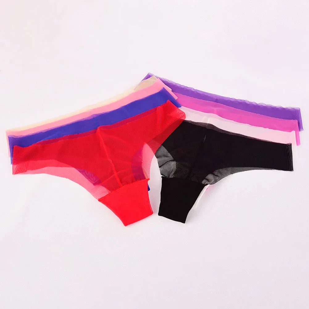 Transparent ​underwear Women Sexy Panties Seamless G-string Thong See Though Briefs Ultra Thin Panties Female Underpants Erotic