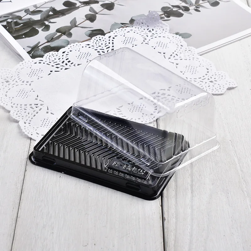 50Pcs Roll Cake Box Set with Clear Lid, Plastic Hot Dog, Sandwich, Swiss Roll, Muffin a... - SKU CBS01736 - UGI Packaging