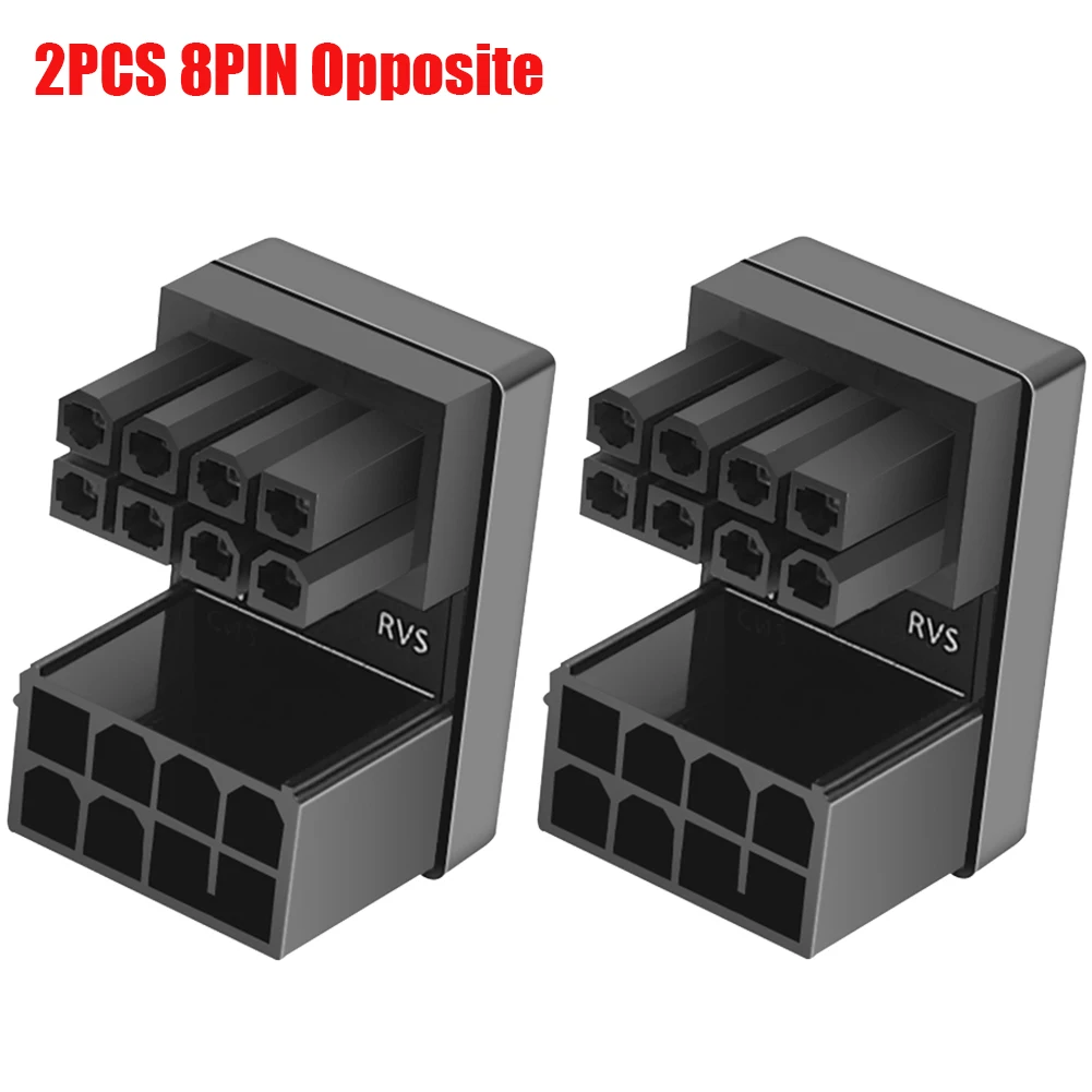 Angled ATX 8-Pin Power Adapter for GPU and Desktop Power Management