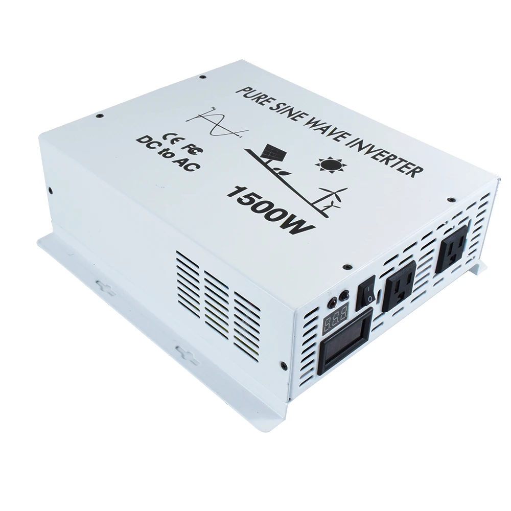 1500W Off Grid Inverter A Onda Sinusoidale Pura 12V 220V Generatore Di Inverter A Energia Solare Domestica 24V 36V 48V Dc A Ac 120V 220V 230V 240V