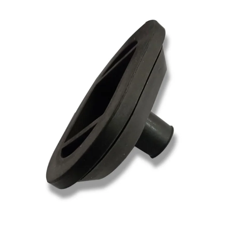 5Pcs Sheet Metal Hole 50x80mm Black Oval Dust Cover of Automobile Wire Harness