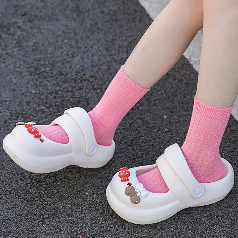 

Soft Children Slippers Breathable Girls Slippers Summer Anti-slip Girls Mary Jane Fashion Outdoor Sandals Free Shipping 2023