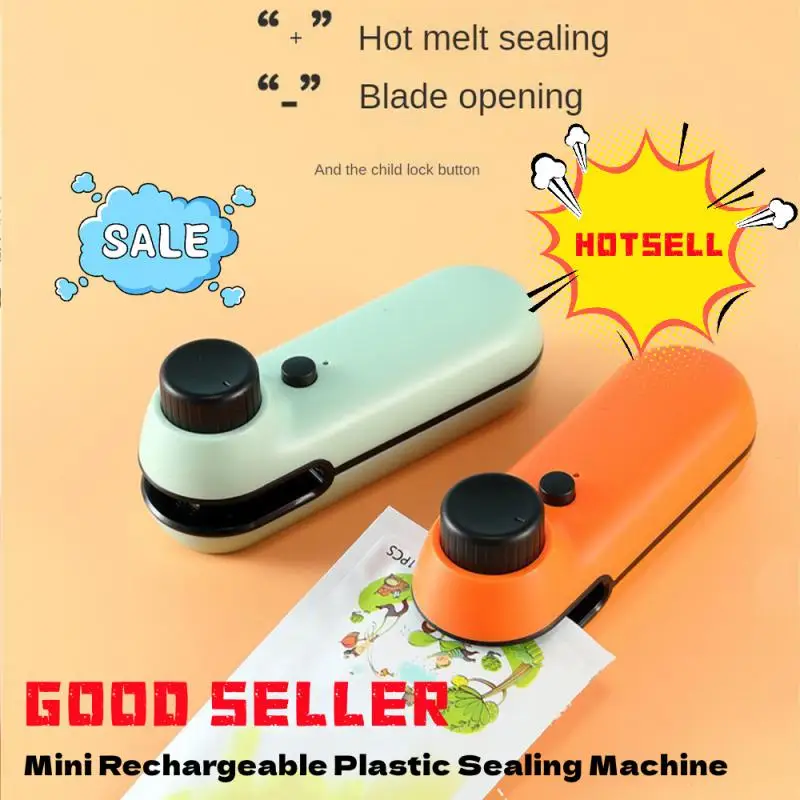 

Knob Mini Rechargeable Plastic Snack Sealing Machine Hand Pressure Small Food Plastic Sealing Machine Snack Sealing Tool Machine