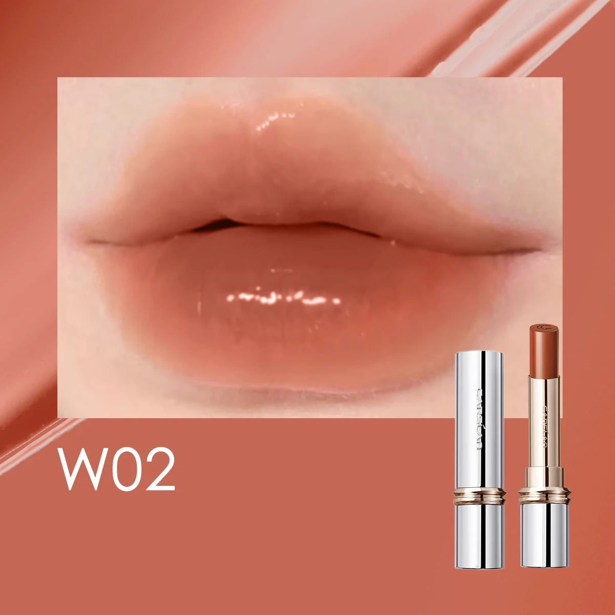 thumbnail image 1 of CARSLAN Flood Kissed Lipstick 12H Moisturizing Non Sticky Watery Plumping Lipsticks Women Cosmetics Makeup, 1 of 5