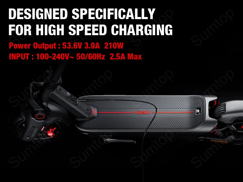 Original 53,6 V 3,9 A Schnellladegerät 210 W für Ninebot von Segway ZT3 Pro/ZT3 ProD/ZT3 ProE E-Scooter für 48 V Akku-Ladegerät – Detail 6