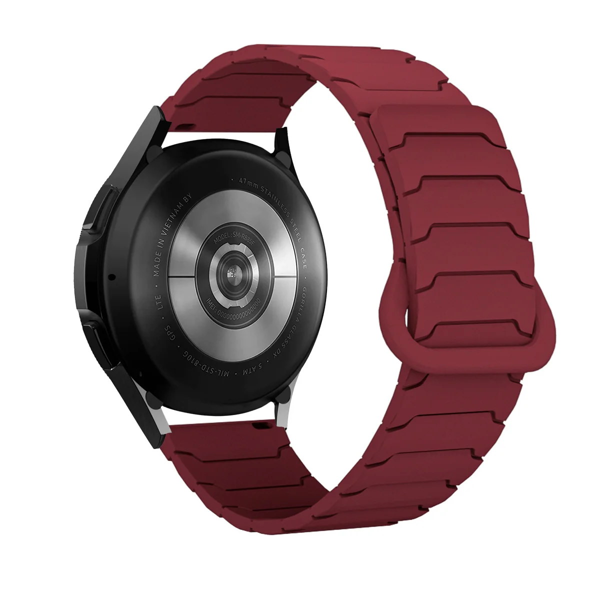 Universal Magnetic Silicone Strap – Ultimate Adjustable Bracelet Band, 22mm/20mm